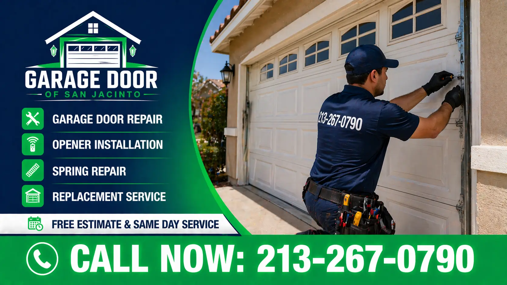 Garage Door of San Jacinto | 24/7 Emergency Repair Service